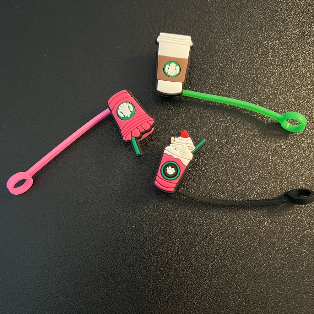 New! Straw covers.